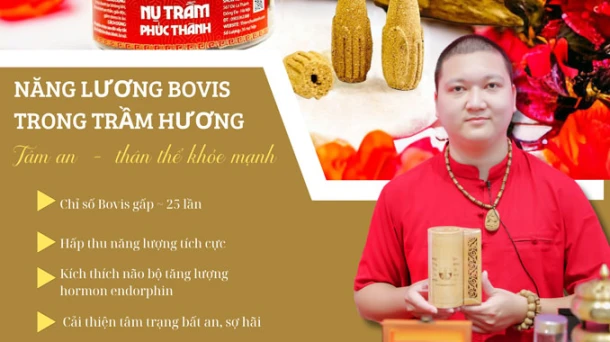 An tâm, không còn mất ngủ, căng thẳng nhờ năng lượng Bovis ở tinh dầu trầm hương